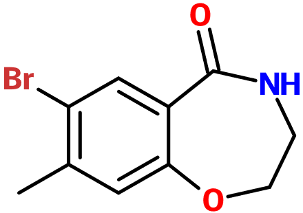 (image for) MC004367 7-Bromo-8-methyl-3,4-dihydro-1,4-benzoxazepin-5(2H)-one